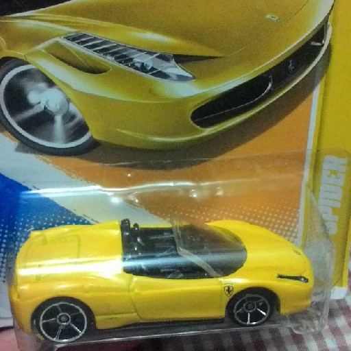 Ferrari Spyder Hotwheels Reg