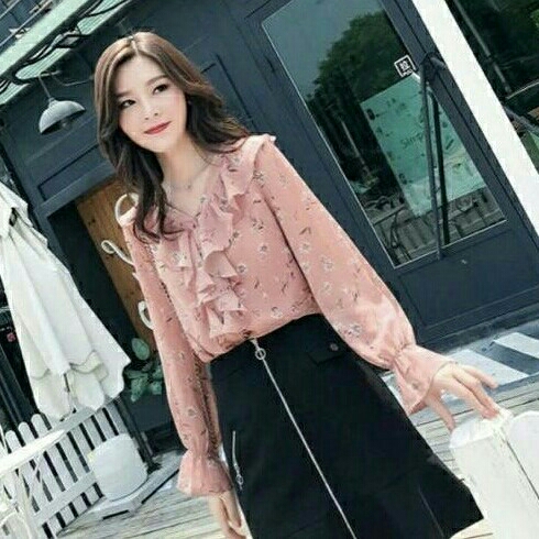 Ff Zanna Blouse Gil Pink