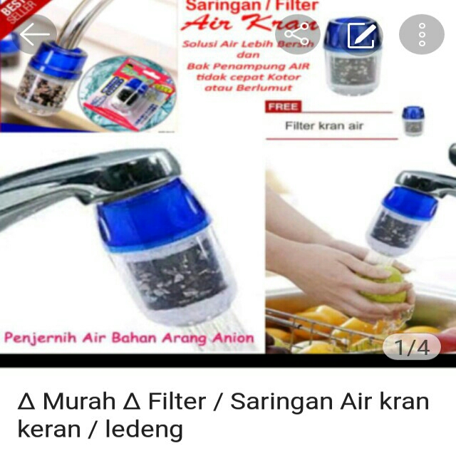 Filter Saringan Air Kran Keran Ledeng