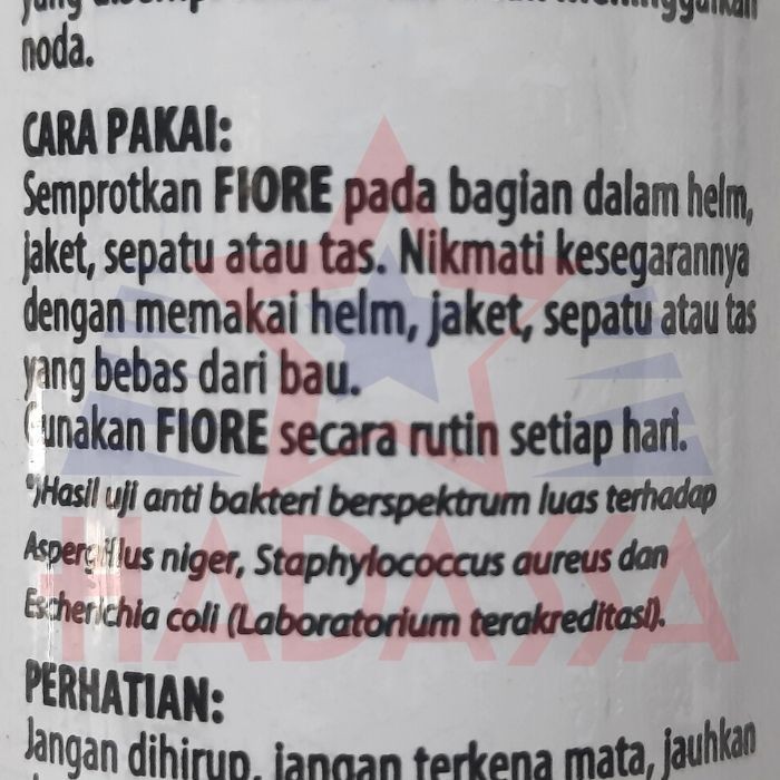 Fiore Spray Penghilang Bau Helm 4