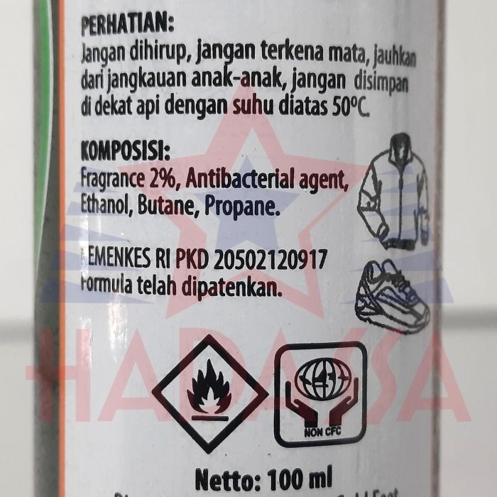 Fiore Spray Penghilang Bau Helm 5