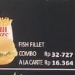 Fish Fillet A La Carte