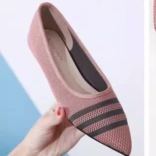 Flatshoes Adell 3 Strip Pink