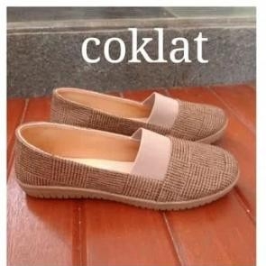 Flatshoes Balet Ballerina Coklat 2