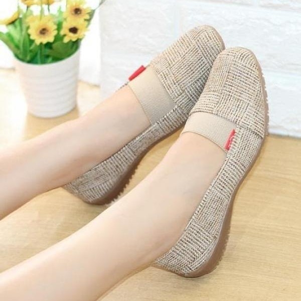 Flatshoes Balet Ballerina Cream