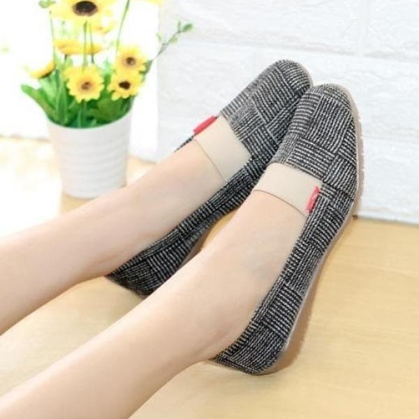 Flatshoes Balet Ballerina Hitam