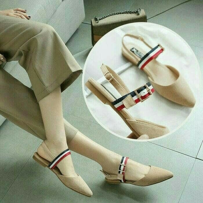 Flatshoes Flag Cream Zarra