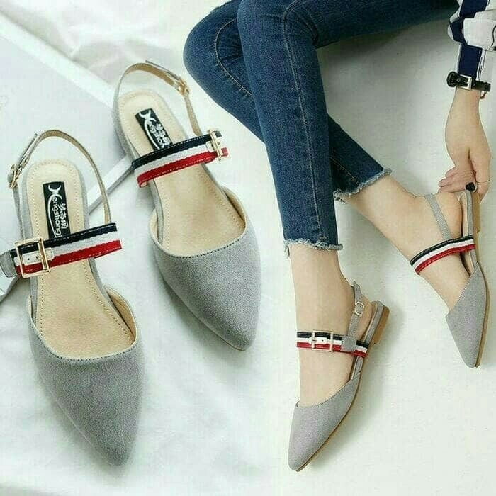 Flatshoes Flag Grey Zarra