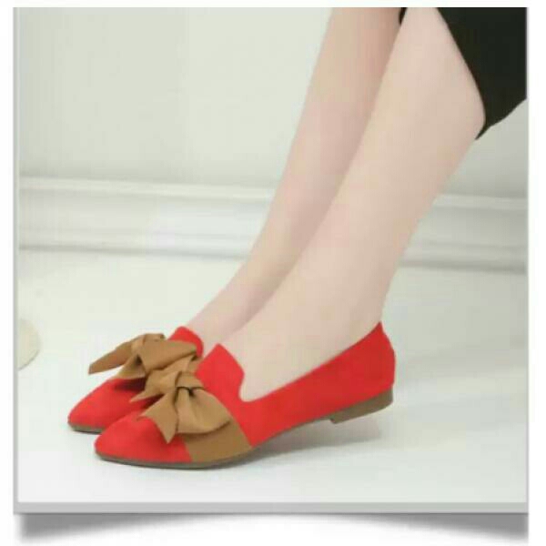 Flatshoes Sd 18 Merah