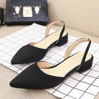 Flatshoes Tali Elizabeth - Hitam