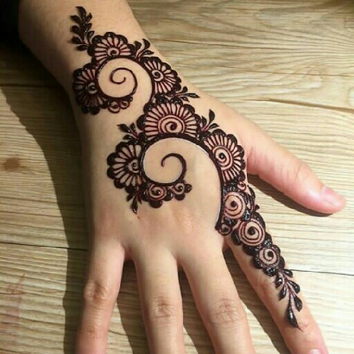 Floral Style Henna Art