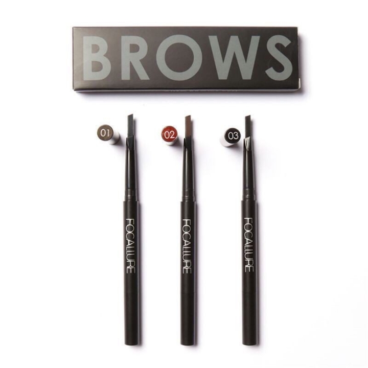 Focallure Auto Brows Pen  Eyebrow Pensil Alis Anti Air 3