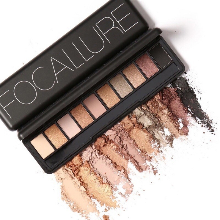 Focallure FA-08  10 Pcs Pallete Eyeshadow Natural