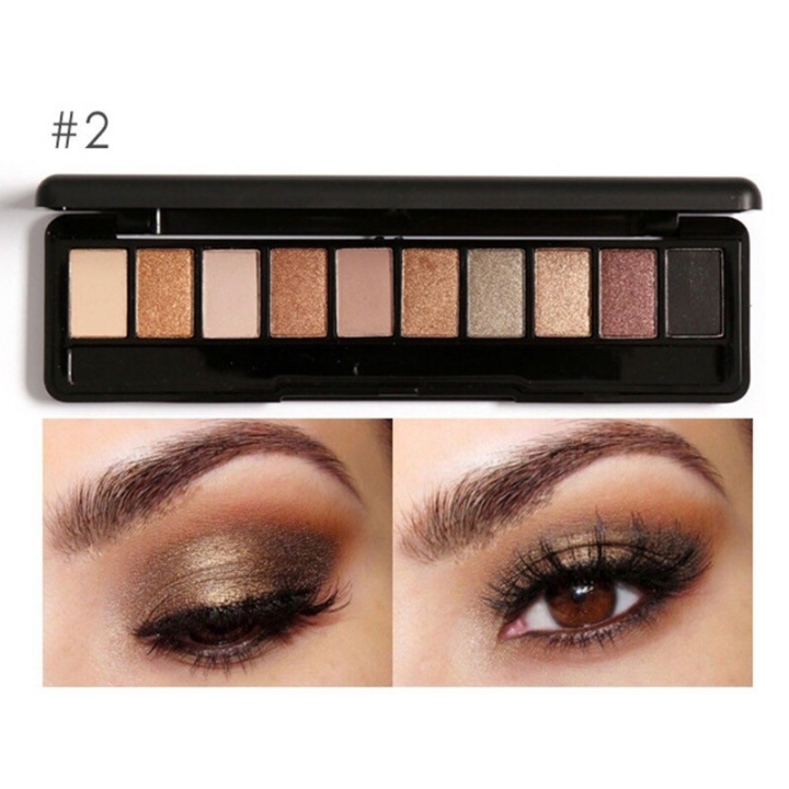 Focallure FA-08  10 Pcs Pallete Eyeshadow Natural 3