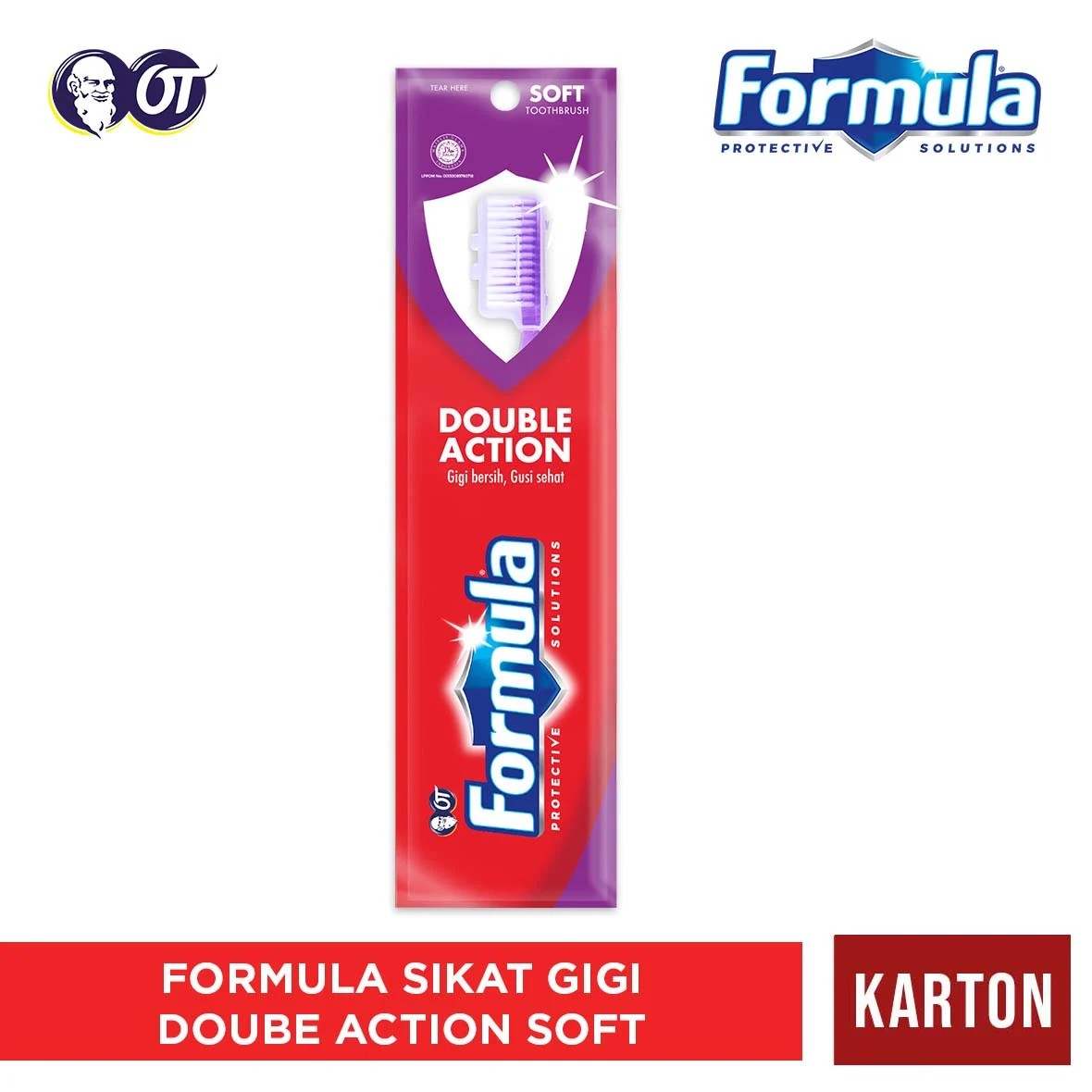 Formula Sikat Gigi Doube Action Soft