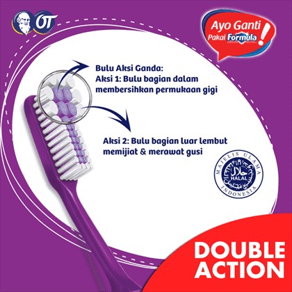 Formula Sikat Gigi Doube Action Soft 2