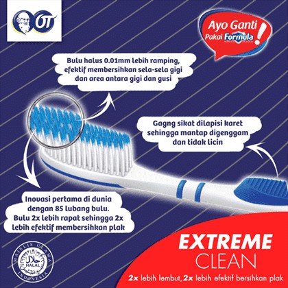Formula Sikat Gigi Extreme Clean 2