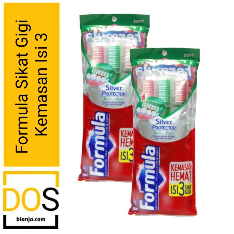 Formula Sikat Gigi Isi 3