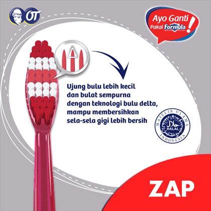 Formula Sikat Gigi Zap Medium 2