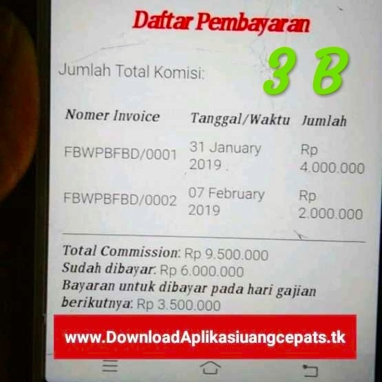 Foto Bukti Penghasilan Uamgcepats Cf 4