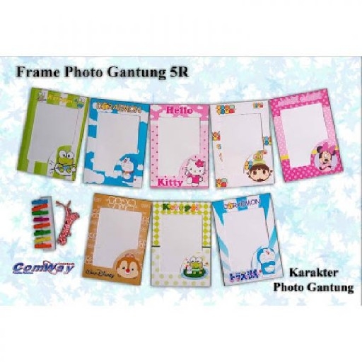Frame Foto Karakter
