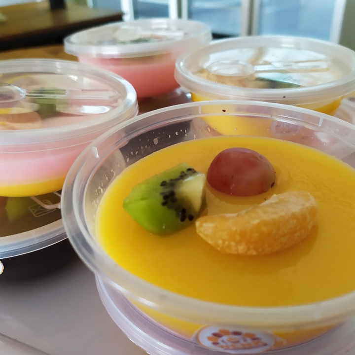 Fresh Fruits Pudding