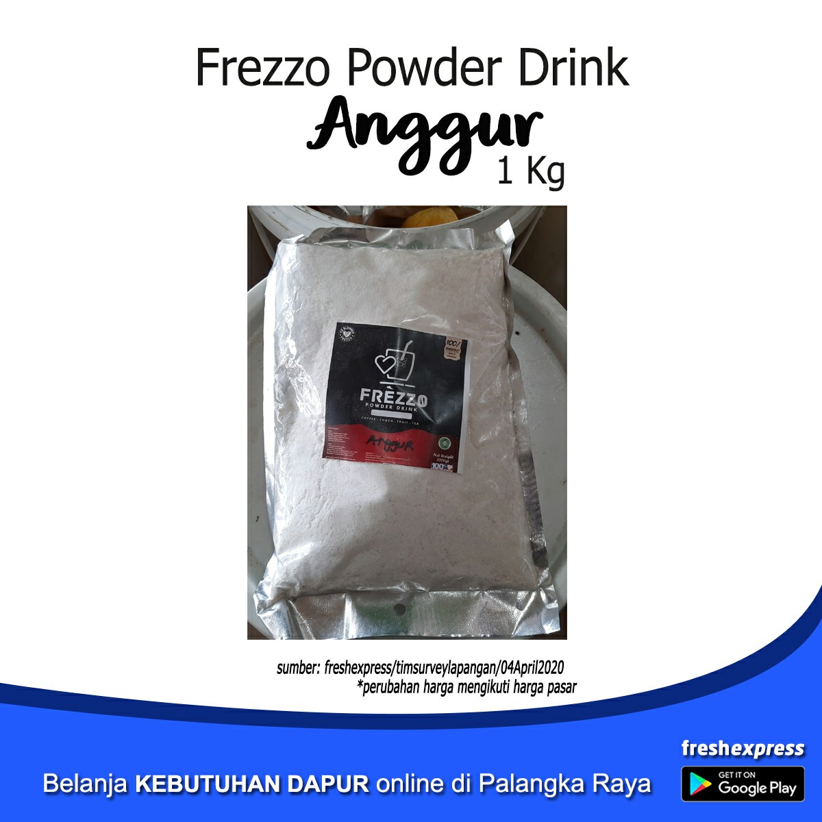 Frezzo Powder Drink - Anggur - 1 Kg