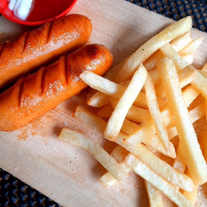 Fries And Sausage
