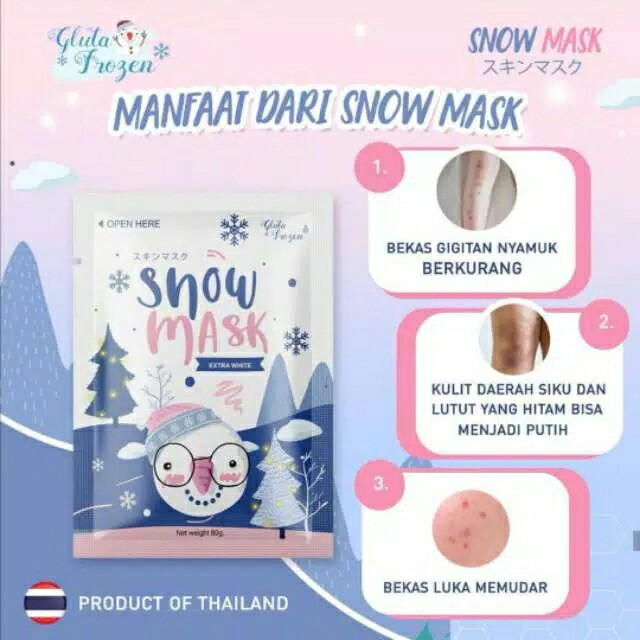 Frozen Snow Mask
