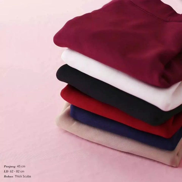 Full Flare Skirt Scuba Rok Bawahan Wanita Premium Quality 4