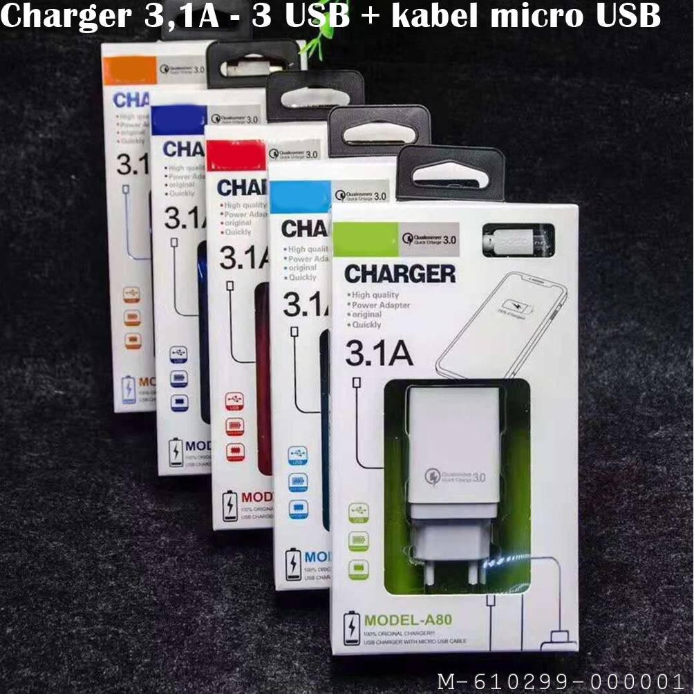 GADGET CHARGER 31A  - 3 USB