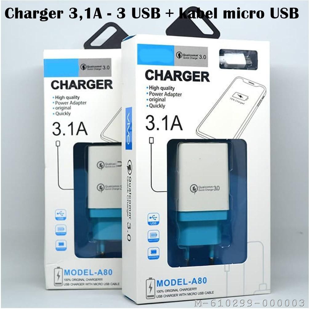 GADGET CHARGER 31A  - 3 USB 5