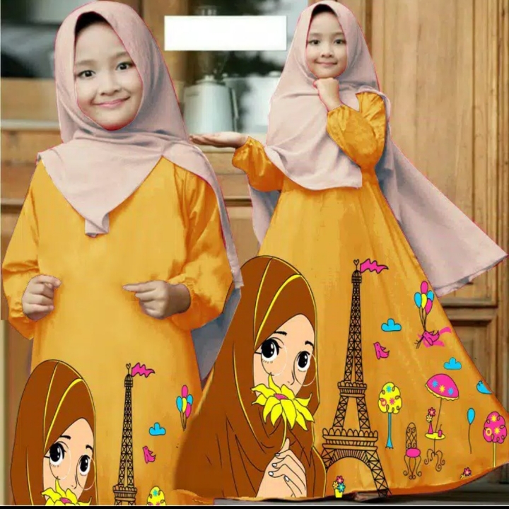 GAMIS ANAK PRINTING  GAMIS ANAK BABYTERRY PRINTING  LEXOIR 4