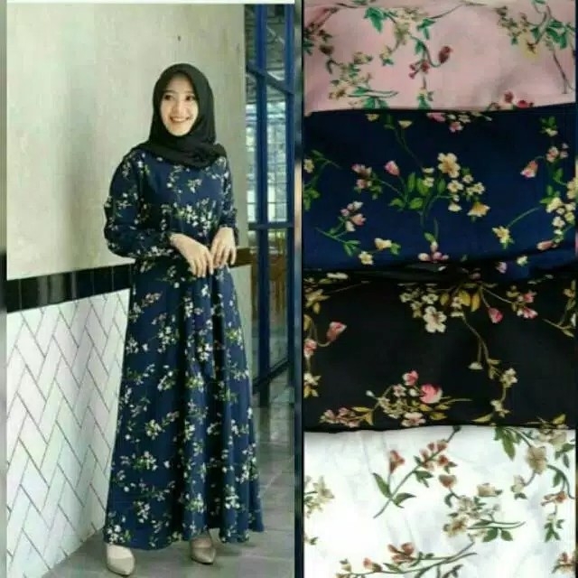 GAMIS CASANDRA MOTIF BUNGA