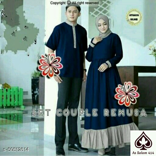 GAMIS COUPLE REMUSA - NAVY BLUE