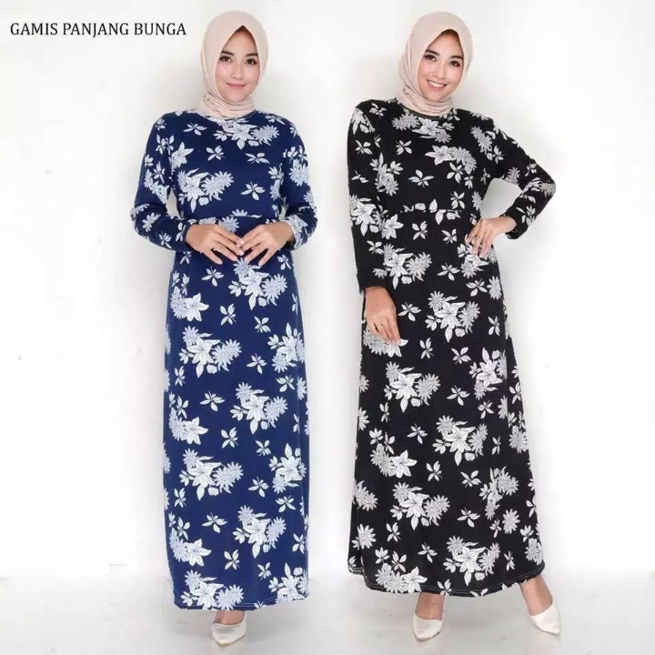 GAMIS MUSLIMAH FLOWER HANASAH