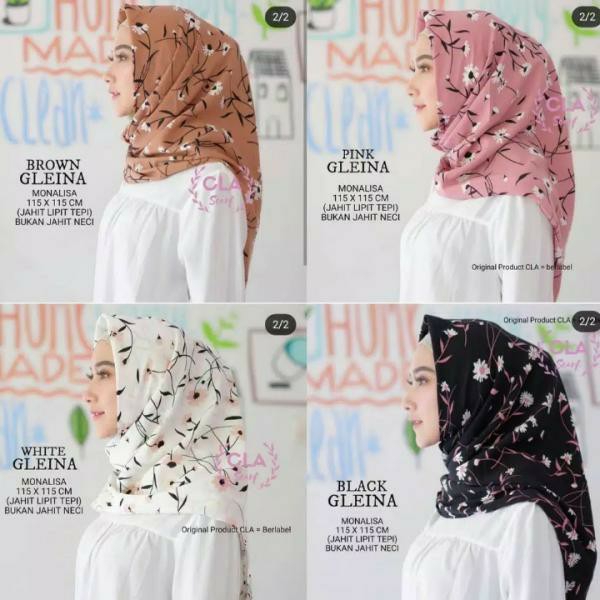 GLEINA SEGI EMPAT SQUARE TITANIUM MAXMARA JILBAB HIJAB