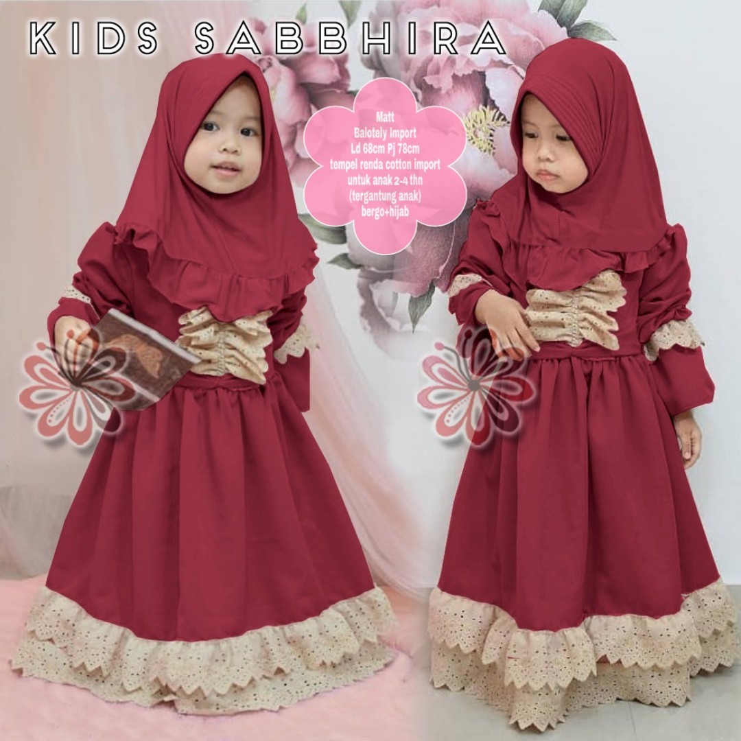 GMS-AN SAPPHIRE KID GAMIS ANAK USIA 2-3TAHUN