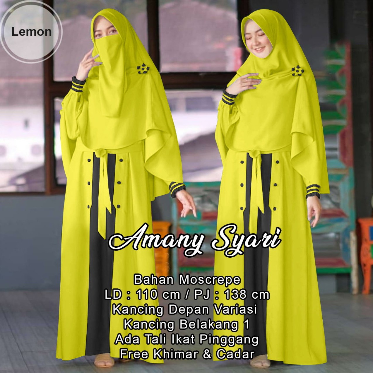 GMS-WN Sahara Syari All Size Fit XL- XXL 2