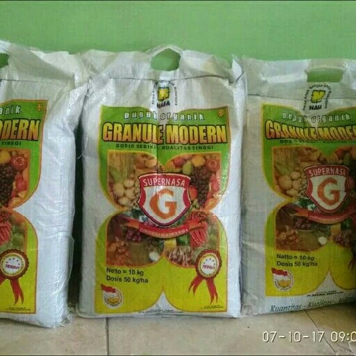 GRANULE MODERN Pupuk Organik Nasa Meningkatkan Kwalitas Panen Padi Dll