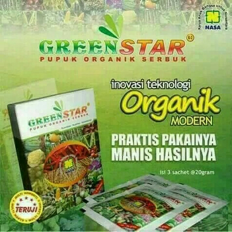 GREENSTAR Pupuk Organik Serbuk Untuk Jenis Tanaman Palawija