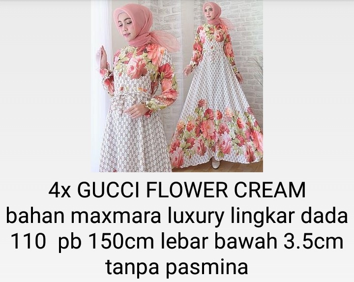 GUCCI FLOWER HITAM