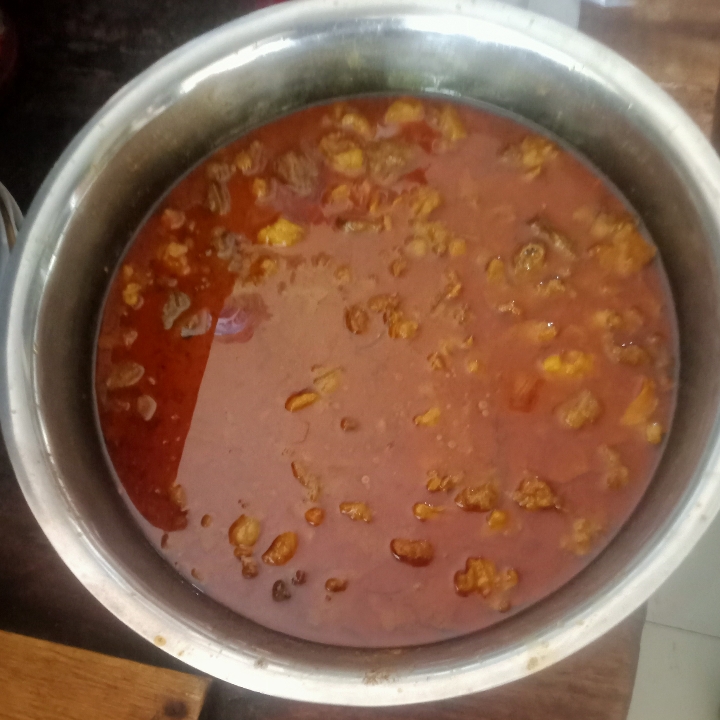 GULAI CINCANG PAKAI NASI