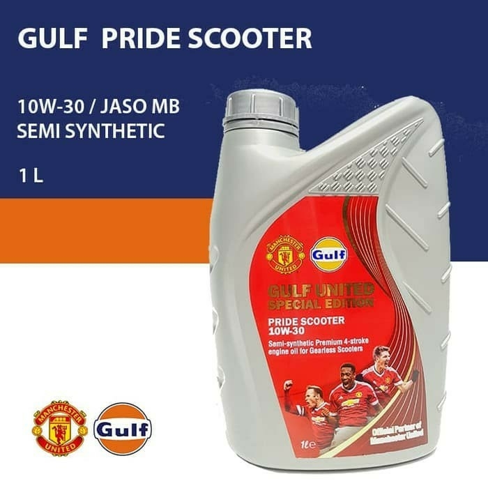 GULF PRIDE SCOOTER 10W30 1Ltr JASO MB