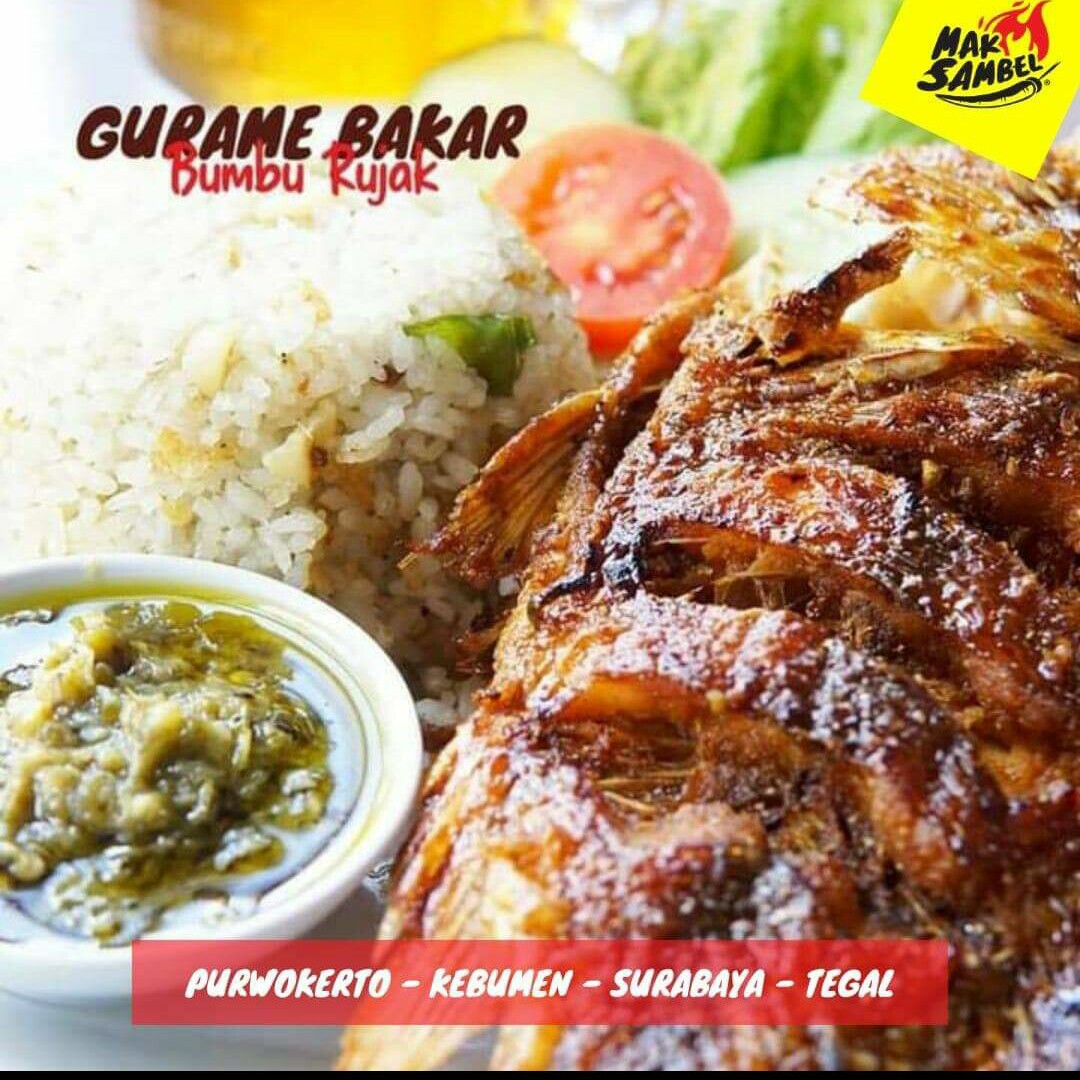 GURAME BAKAR BUMBU RUJAK