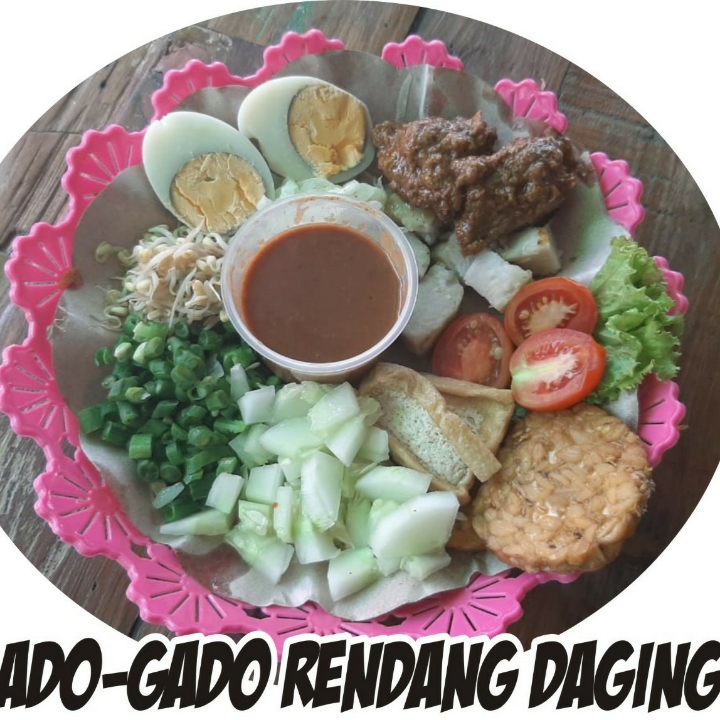 Gado Gado Rendang Daging