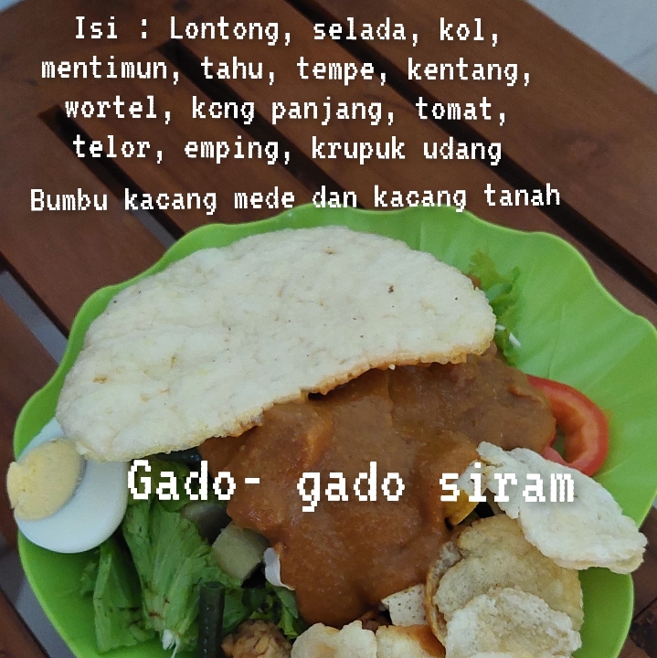 Gado Gado Siram