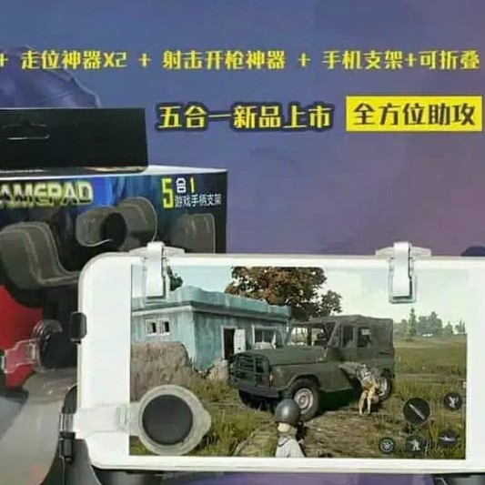 Gamepad Lipat CK01 All In One Joystick Pubg R1 L1 Controller