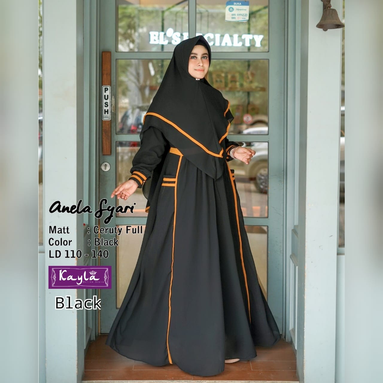 Gamis Anella Syari Brand KAILA 2