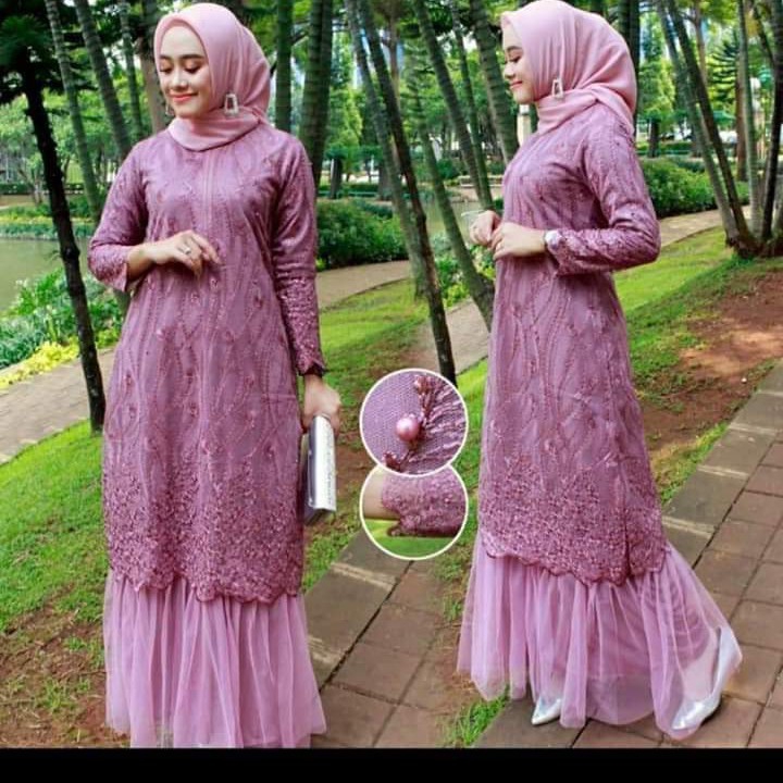 Gamis Brokat Tile Import